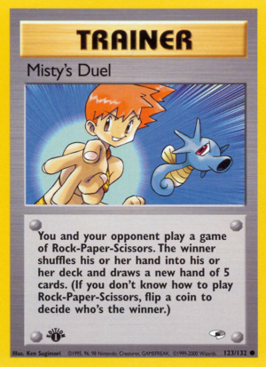 Misty's Duel – Gym Heroes – 123/132 - Unlimited (LP)