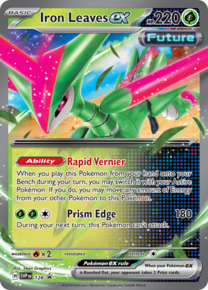Iron Leaves ex – Scarlet & Violet Black Star Promos – SVP/128