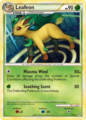 Leafeon – Call of Legends – 13/95 - Holo (MP)