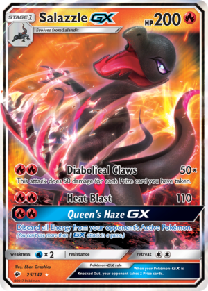 Salazzle-GX – Burning Shadows – 25/147 (LP)
