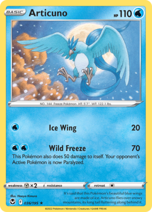 Articuno – Silver Tempest – 036/195 - Holo (LP)