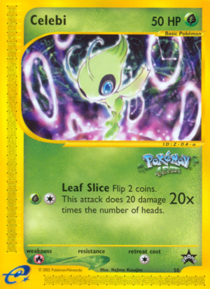 Celebi – Wizards Black Star Promos – 50/53 - Pokémon 4EVER Movie (LP)
