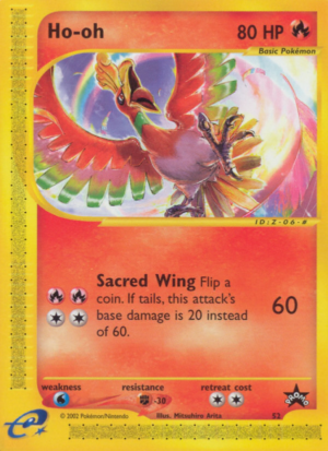 Ho-oh – Wizards Black Star Promos – 52/53 - Pokémon Center NY (LP)