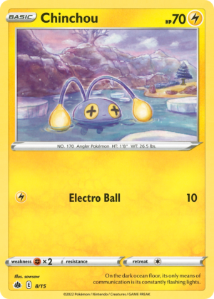 Chinchou – McDonald's Match Battle 2022 – 8/15 (Non-Holo)