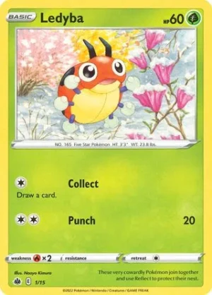 Ledyba - McDonald's Match Battle 2022 - 1/15 (Non-Holo)
