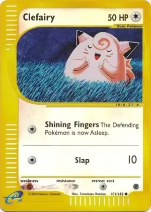 Clefairy – Expedition Base Set – 101/165 - Reverse Holo (LP)