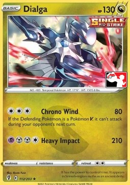 Dialga – Evolving Skies – 112/203 - Play Pokémon Stamp (MP)
