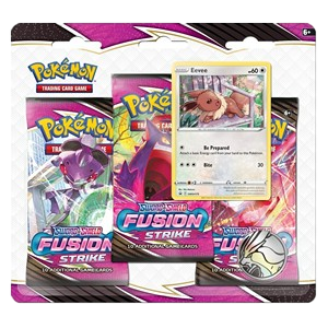 Pokémon TCG Sword & Shield Fusion Strike Triple Blister (Eevee)