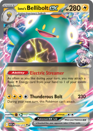Iono's Bellibolt ex – Ascended Heroes – 070/217