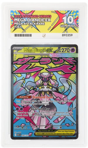 Mega Diancie ex - Ascended Heroes - 267/217 - ACE 10 (10/10/10/10) - Cert 893359 Front