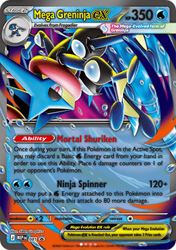 Mega Greninja ex - Mega Evolution Black Star Promos - MEP/081 (Unsealed)