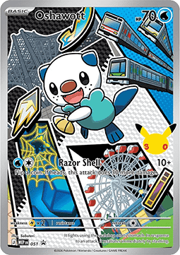 Oshawott - Black Star Promos - MEP/051 (Unsealed)
