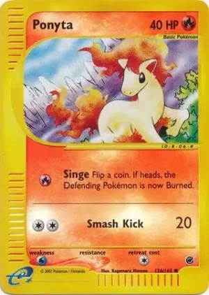 Ponyta – Expedition Base Set – 126/165 - Reverse Holo (NM)