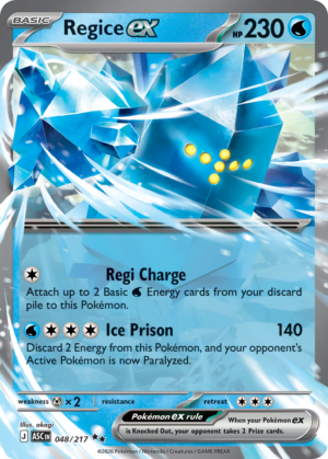 Regice ex – Ascended Heroes – 048/217