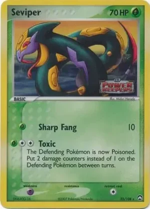 Seviper – Power Keepers – 23/108 - Stamped Reverse Holo (MP)