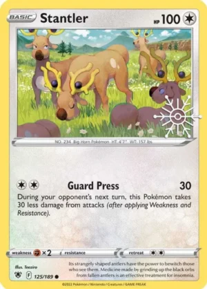 Stantler – Astral Radiance – 125/189 (Holiday Calendar 2023 Stamp) (Sealed)