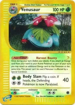 Venusaur – Expedition Base Set – 68/165 - Reverse Holo (HP)
